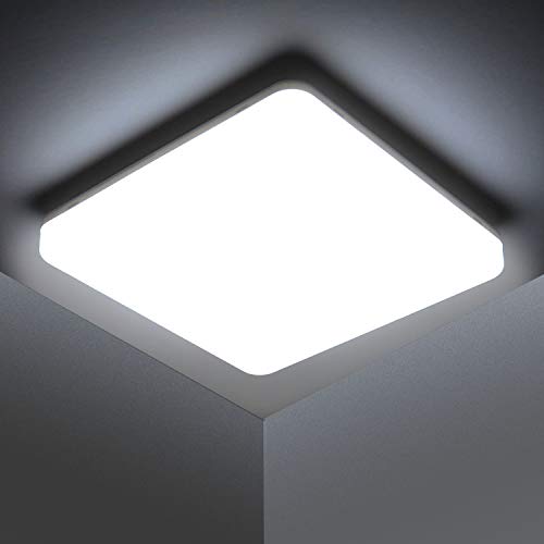 Panel LED lámpara de techo ultrafina regulable plafón salón oficina pasillo blanco