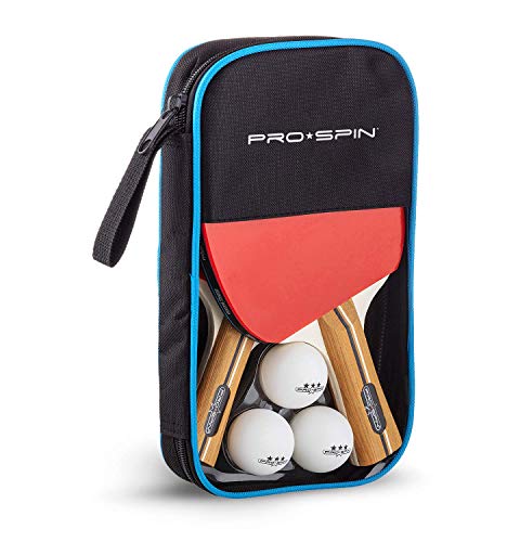 Paquete Sportneer de 4 raquetas/palas Premium y 8 pelotas Juego de ping-pong 