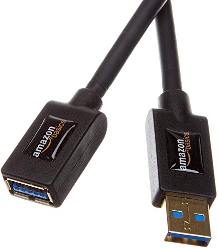 NANOCABLE 10.01.0901-BK Macho-Hembra Tipo A/M-A/H 1mts Cable USB 3.0 prolongador Negro 